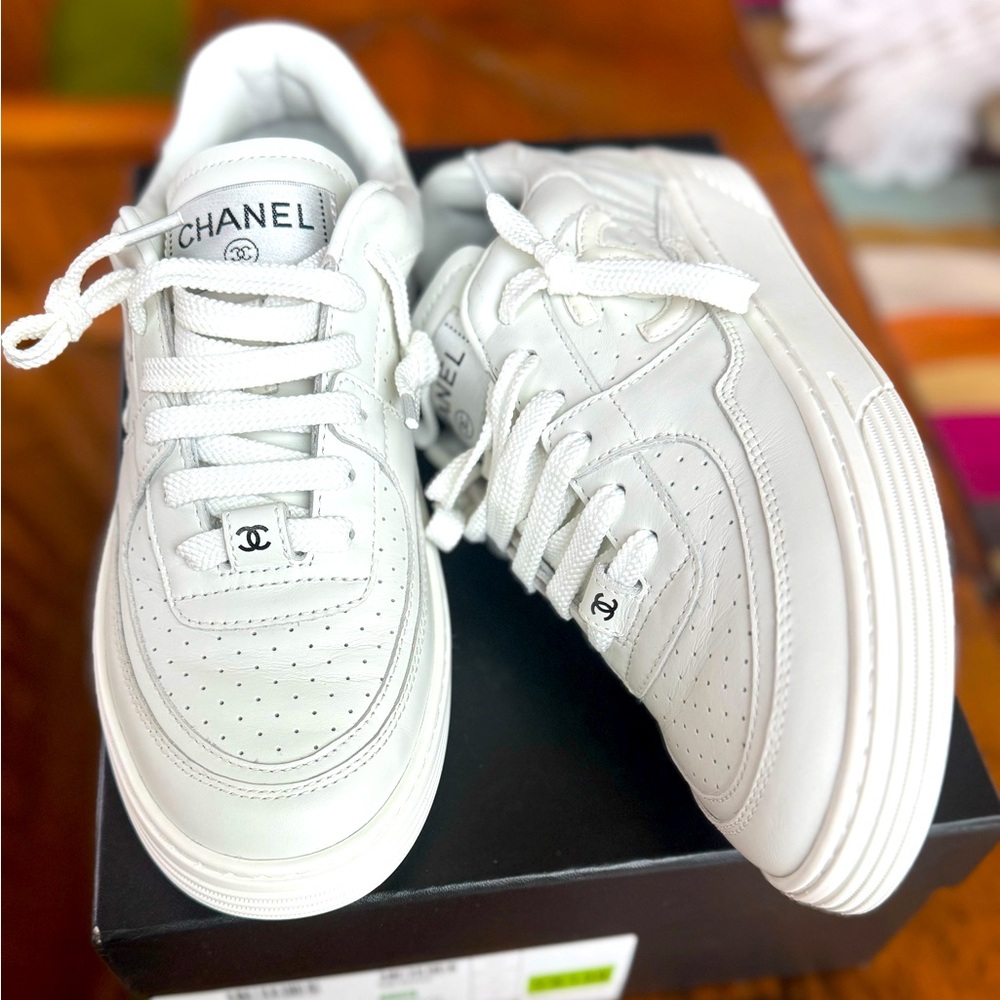 Never worn Chanel sneakers.